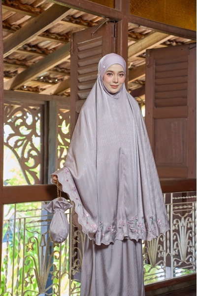 Telekung Elma Mauve Dust 